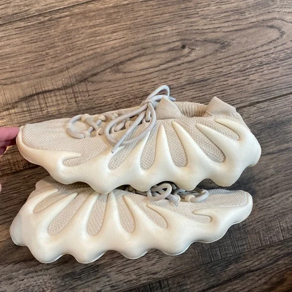 Yeezy 450 Cloud White size 9 used Adidas Yeezy Boost 450s 450 Cloud White Whites | eBay main image 2